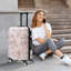Ensembles de valises, nouveau modèle PC 5 pièces, valises rigides, légères, durables, 20 po, 24 po, 28 po avec étuis de 8 po et 14 po, valise avec roulettes verrouillables