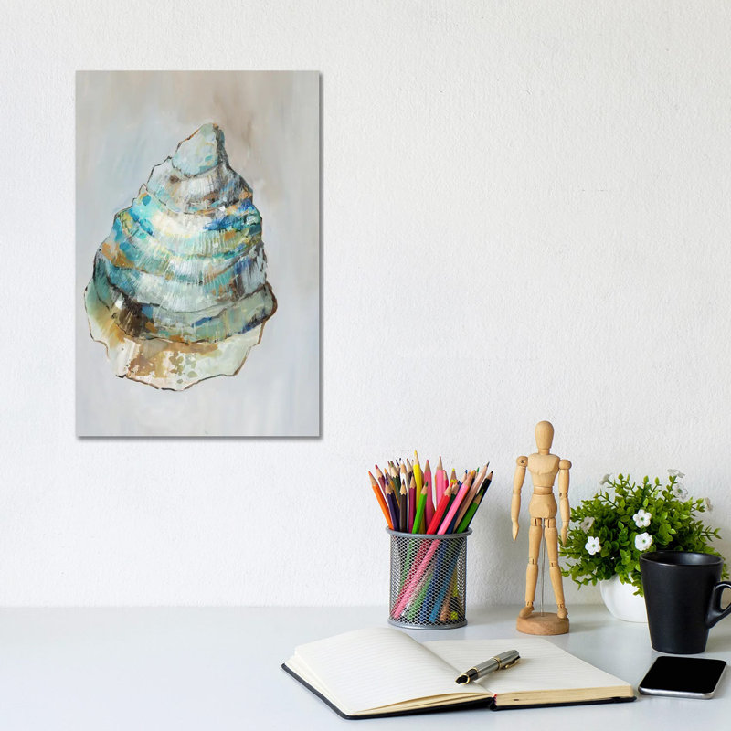 Nautical Whispers II, 12" H x 8" W x 0.75" D, No Mat, Wrapped Canvas