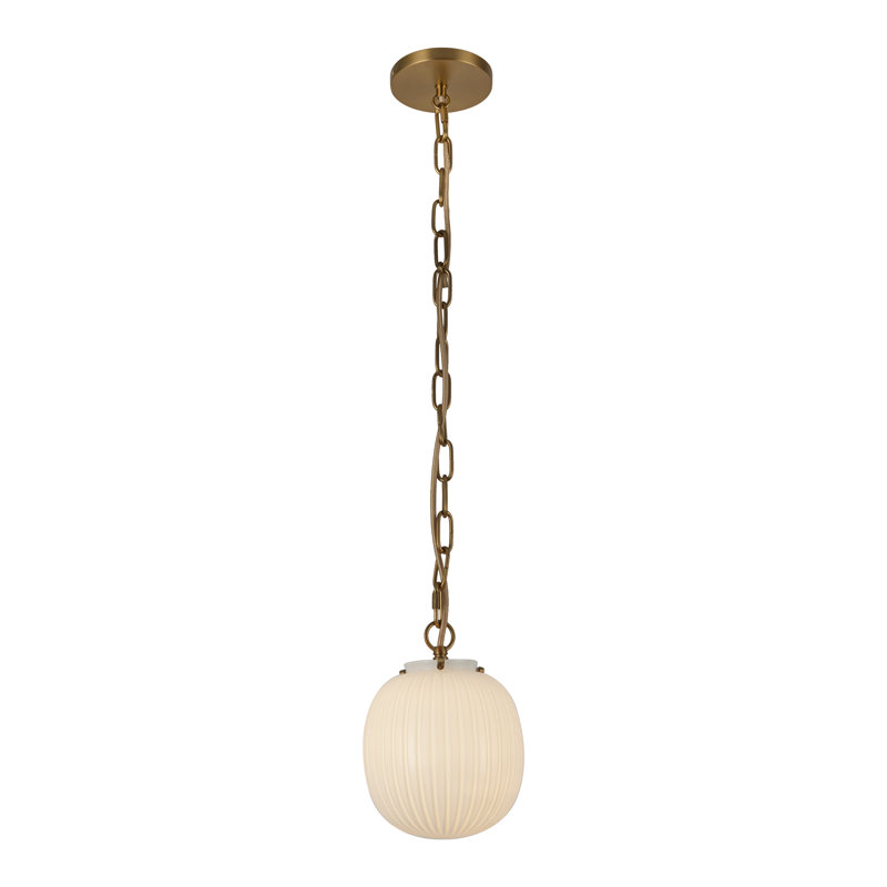 Cherise Pendant, Gold, 81.75" H x 6.75" W x 6.75" D