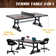 Barrington Coventry Indoor Table Tennis Table, 7-ft 2-in-1 Dining Table with Metal Net