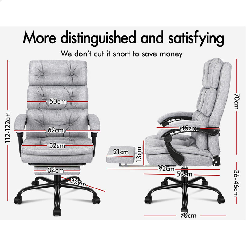 Markwart Office Chair, Grey