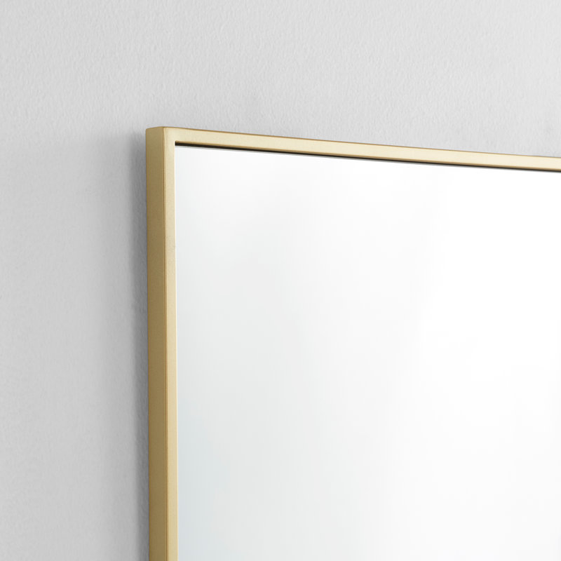 Gorgon Square Mirror, Gold