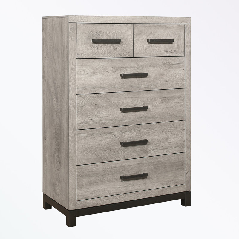 Commodes décoratives avec six tiroirs de rangement