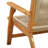 Wood, Rope Medium Ergonomic Outdoor Bench Rectangular-1254256711