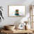 Floating Frame Natural Wood