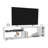 Modern 63" Tv Stand With 3 Open Shelves, Bottle In White For House Max 69" Screen-1777039404-1777039406