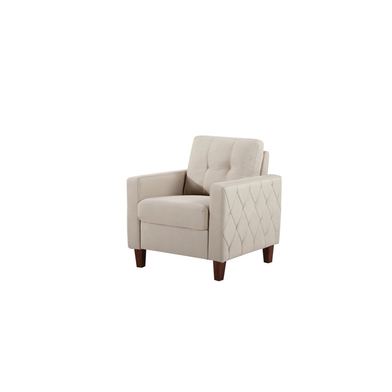 Castiglione Upholstered Armchair, Beige