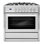 Cosmo 36 po Nebula Collection Cuisinière à gaz, 5 brûleurs, four à convection rapide, grilles en fonte en acier inoxydable