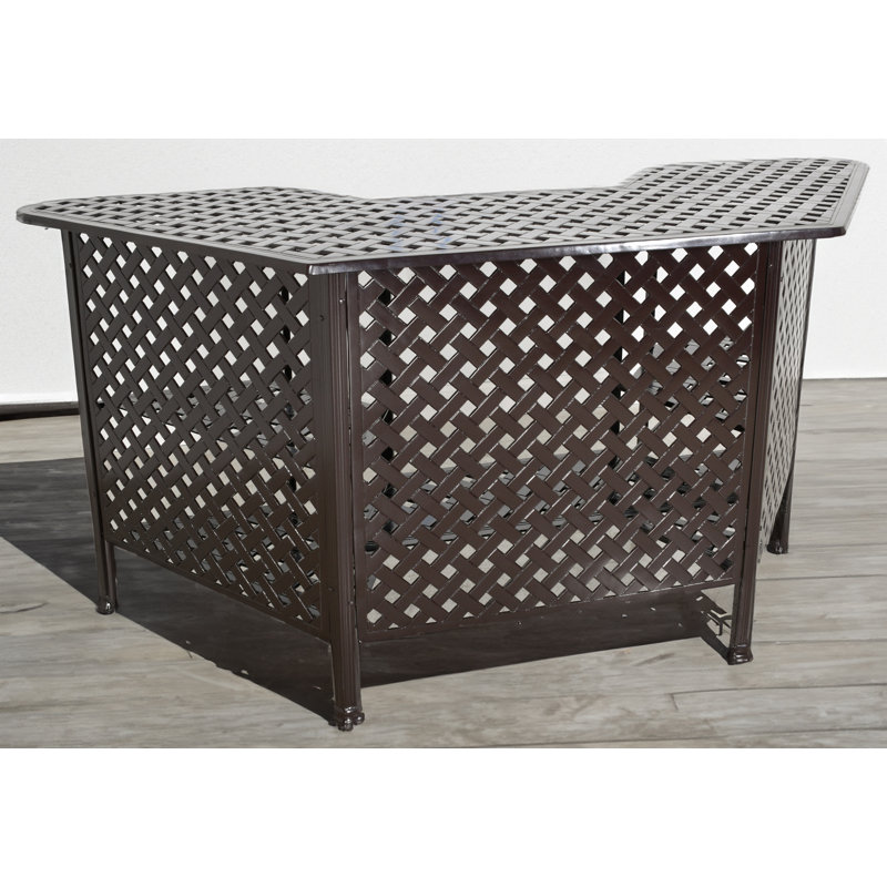 Caswell Metal Bar Counter