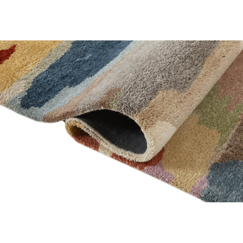 Modern Shag - Landscape Rug Hand Tufted Wool  Rug, Rectangle 7'6" x 9'6"