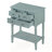 Narrow Console Table, Slim Sofa Table With Three Storage Drawers And Bottom Shelf For Small Spaces-1225352261