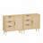 Rattan Wood Dresser Wood Storage Cabinet
