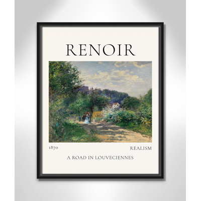 Old Masters Collection "A Road in Louveciennes" Print