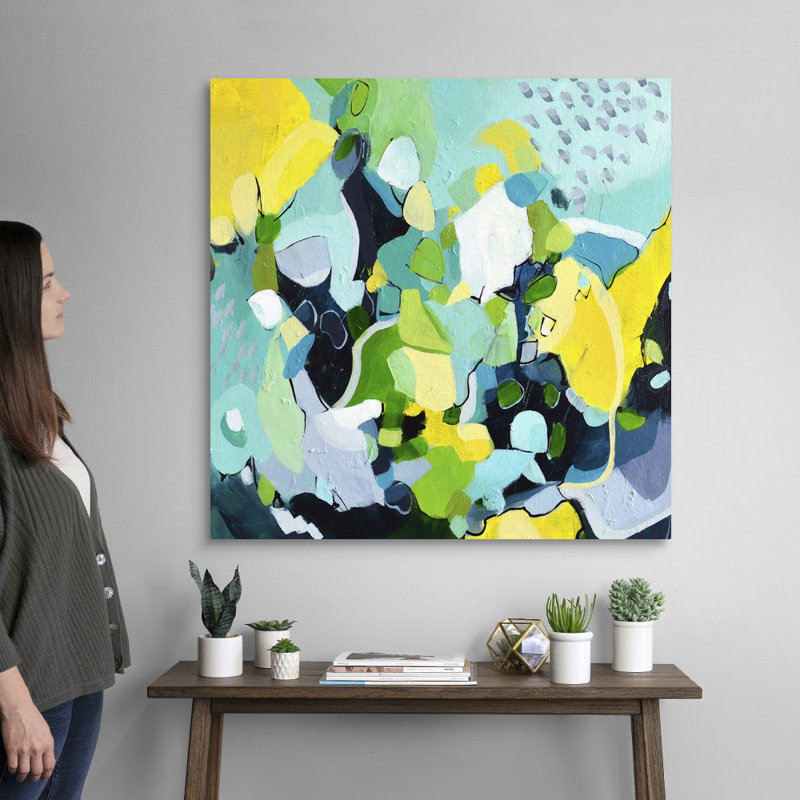 «Dinner Party I» par TA Marrison - reproduction sur toile, Toile tendue, H 36 po x l 36 po x P 1,25 po