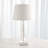 Tapered Crystal Lamp W/Base