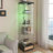 Modern Glass Display Cabinet With LED Lights, Tempered Glass Shelves, And Drawer For Living Room And Bedroom-873973935