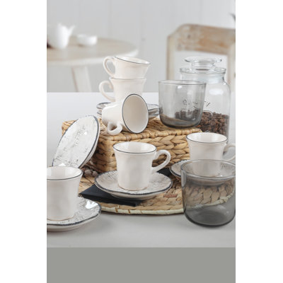 Tasse à espresso et soucoupe Cailah