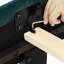 Grand lit plateforme tapissier Modern