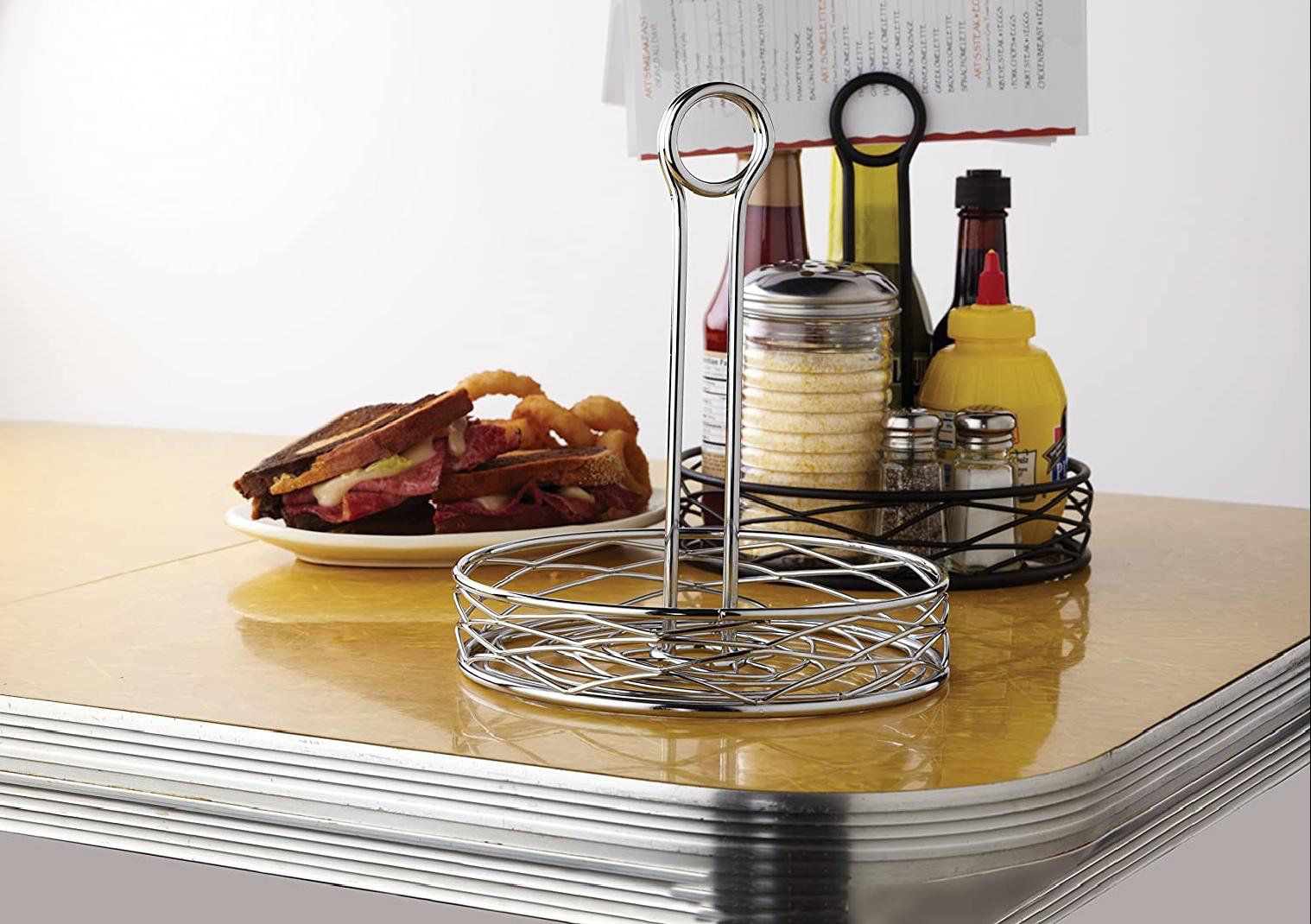 Gourmet Basics by Mikasa Nova Condiment Caddy - Black