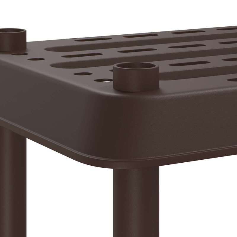 100 cm W Shelving Unit, 55.5cm H x 100cm W x 40cm D, Brown