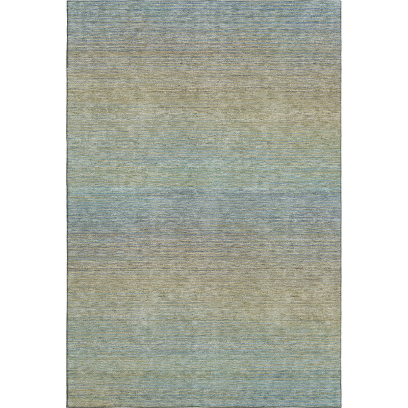 Premium Machine Washable Barry AMF1291 Stripes Rug, Rectangle 3' x 5'