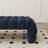 69.7" W Modern Arched Bench Ottoman, Chenille Tufted End Of Bed Bench-557865810