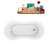 62.2'' x 30.7'' Soaking Acrylic Bathtub-1176935233-1176935232
