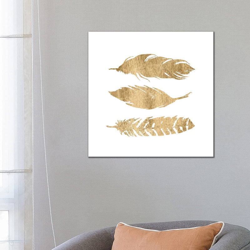 Golden Quote IV by Anna Hambly - Wrapped Canvas Print, 66.04 cm H x 66.04 cm W x 3.175 cm D