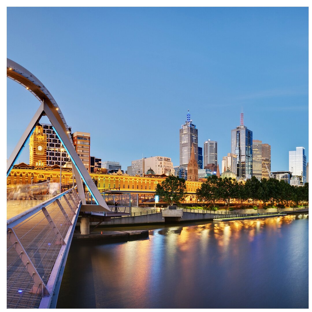 Fototapete View Across the Yarra River