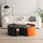 Table basse gigogne moderne avec plateau coulissant extensible-1727773658