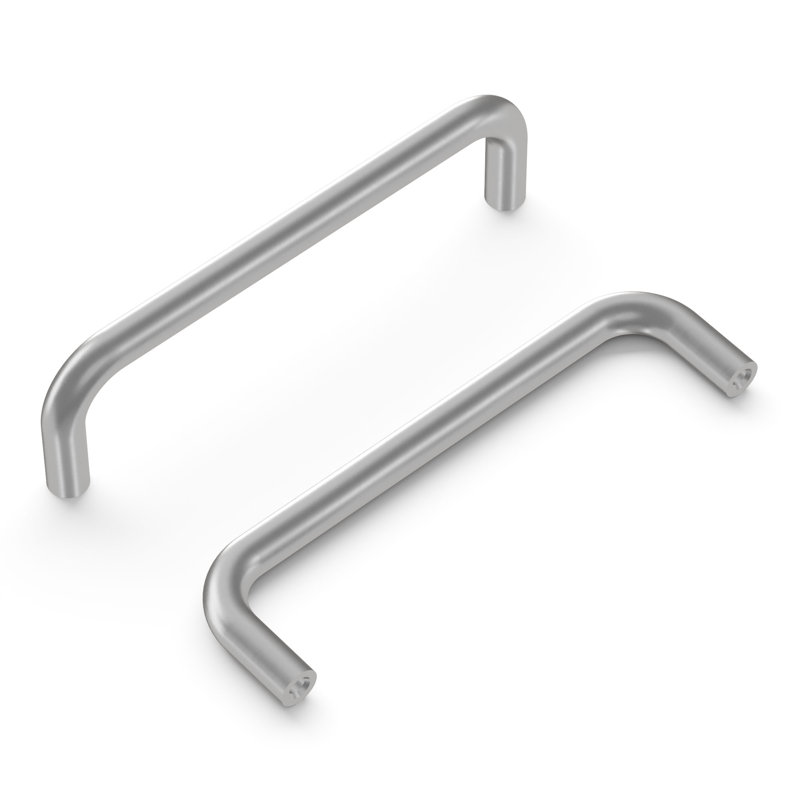 Poignée de câble 3 po, Chrome satiné, 3"