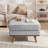 Carmen 29.7''W Upholstered Ottoman-993333208