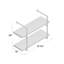 Richie 2-Tiered Shelf