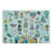 Ambesonne Cartoon Cutting Board Large Size Fox Bunny and Bear Multicolor