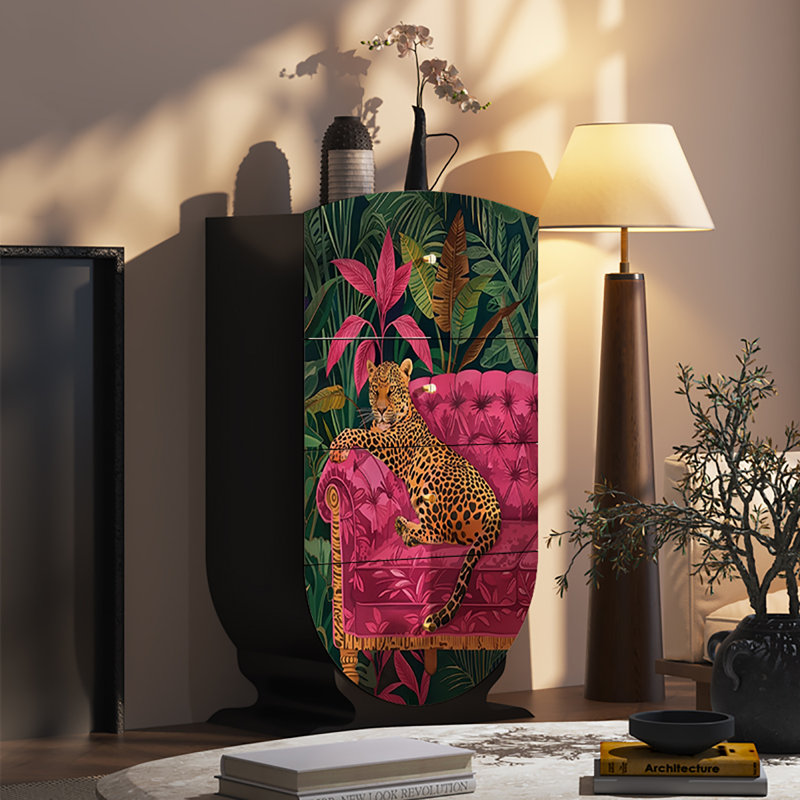 Armoire décorative française à plusieurs tiroirs