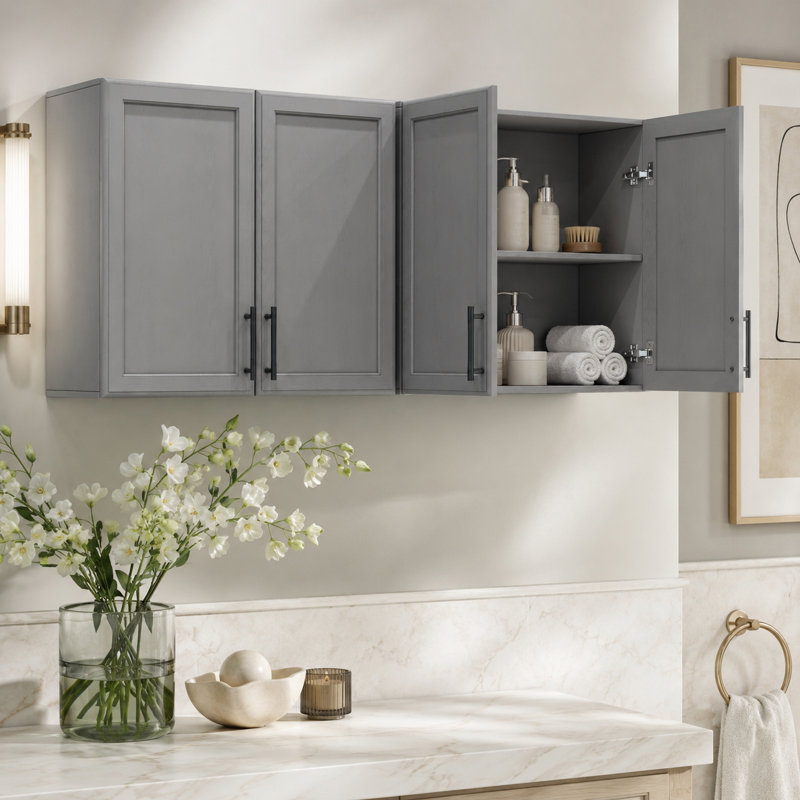 Armoire murale de cuisine 48 ", Gris