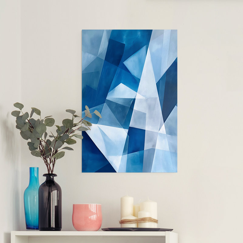 ABSTRACT Series XCI - Impression sur toile seulement - NON CADRE, H 36 po x l 24 po