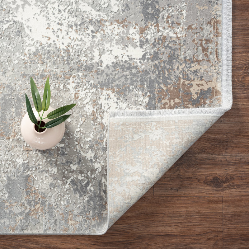 Abstract Indoor Rug, Rectangle 5' x 7'