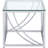 Square Glass Top End Table