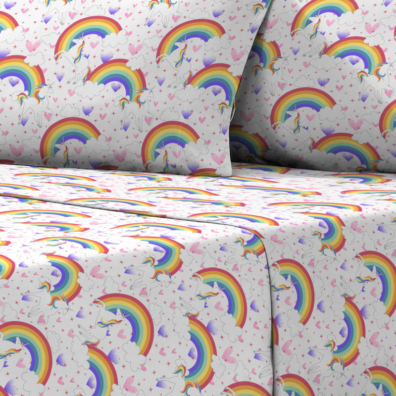Microfiber Sheet Set, Twin Sheet Set with 2 Pillowcases