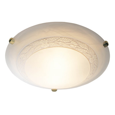 Warrington Glass Flush Mount