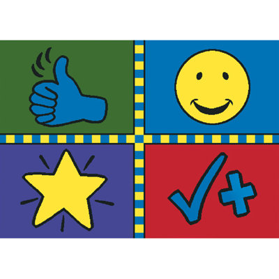 Tapis éducatif à motif de motivation