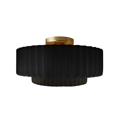Ceramic LED Semi Flush Mount