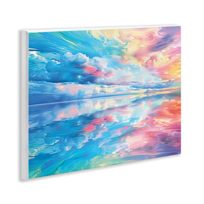 Plaque murale Prismatic Rainbow Sunset, design par Michael Ward