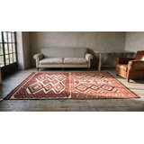 Antique Navajo Small Scatter Size Wool Grey Color Native American Flatweave Rug