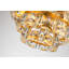 Luminaire suspendu semi-encastré en cristal Adeline