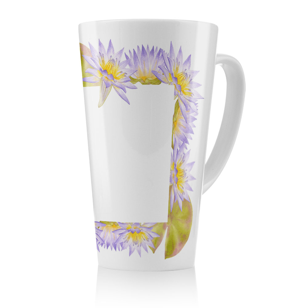 Flowers Latte Mug