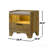1-Drawer Nightstand With Integrated Led, Medium Oak
