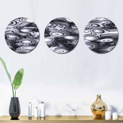 Abstract Wall Decor on Metal