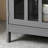 Sideboard Buffet, Storage Cabinet, Gray Cabinet